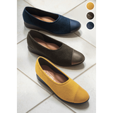 ゆったり履き・ベロア調シューズ