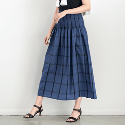 軽やかシャーリングスカート