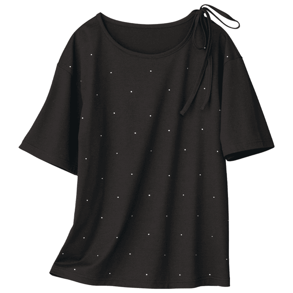 ラインストーンドットカットソー | Tシャツ/カットソー通販のDHC