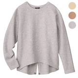 振り向き美人・ニットみたいなプルオーバー