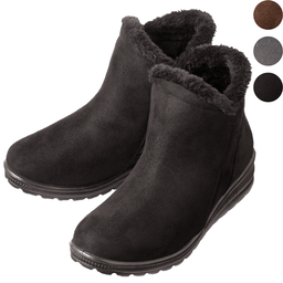 全部あったかボア・ジップでらく履きブーツ