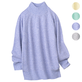 洗える・求心編みチュニックニット