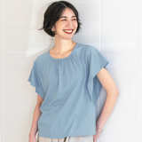 さらっとコットン・フレアスリーブカットソー