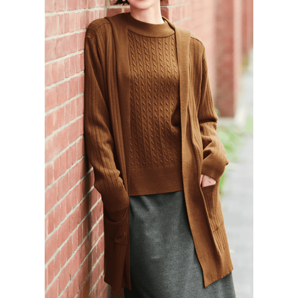 洗濯機で洗える・ケーブルニットプルオーバー | ニット/セーター通販のDHC