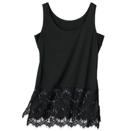 裾魅せインナータンク（レース）