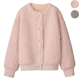 ふわふわシャギーボアブルゾン