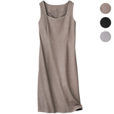 適温キープ・カシミヤタッチワンピース