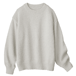 あったかブークレー・パフスリーブニット | ニット/セーター通販のDHC