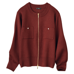 ミラノリブニットジャケット