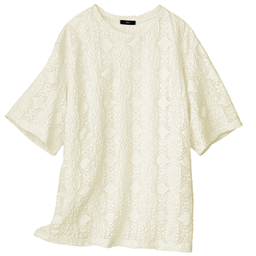ストレッチレースカットソー | Tシャツ/カットソー通販のDHC