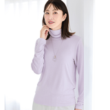 オーガニックアルガンオイル・タートルネックカットソー