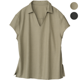 爽麻ヘンプ・スキッパーシャツ