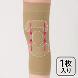 ラクはく・パッド付きひざサポーター（1枚入り）