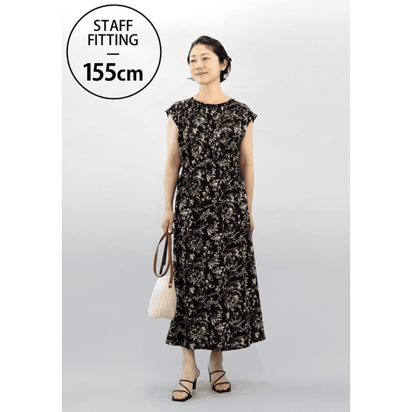 ジャージーワンピース 速乾ジャージーギャザーワンピース | ワンピース/チュニック通販のDHC