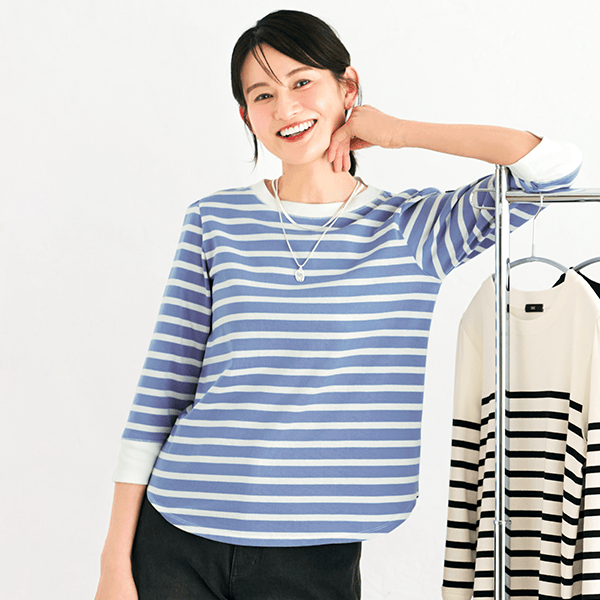 ユースフル・しっかり厚めの綿カットソー（キト抗菌） | Tシャツ