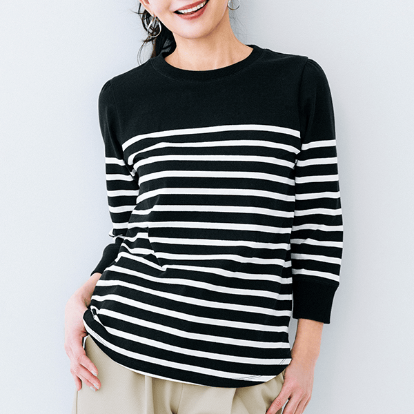ユースフル・しっかり厚めの綿カットソー（キト抗菌） | Tシャツ