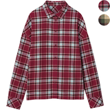 あったかコットンチェックシャツ