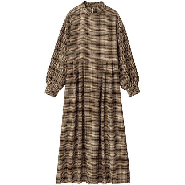 起毛チェックワンピース | ワンピース/チュニック通販のDHC