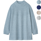 軽くてふんわり・体型カバーニットチュニック