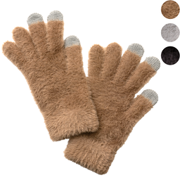 ふわっとヘアリーニット手袋