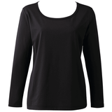 防風・寒さに負けないクルーネック・長袖