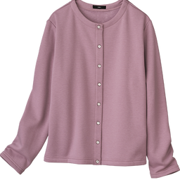 毛布のような・裏シャギー発熱カーディガン