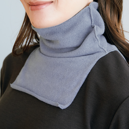 たっぷりシルクの首元ウォーマー