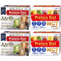 DHCプロティンダイエット 大人の甘さ＋MCTプラス 各2個セット