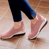 ニットで3ラク美脚見え厚底スニーカー