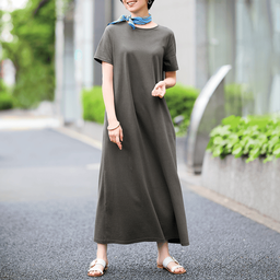 丈が選べるコットンワンピース