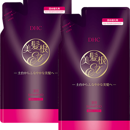 DHC薬用美髪根（びはつこん）トリートメントインシャンプー 詰め替え用 2個セット