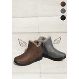 全部あったかボア・ジップでらく履きブーツ