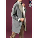 ダブルフェイスカーディガン（吸湿発熱）