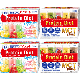 DHCプロティンダイエット ライトテイスト トリプルビューティ・MCTプラス 各2個セット