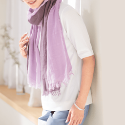 ふわっと纏うガーゼマフラー（LOC）