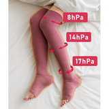 冷え知らずおやすみ着圧ニーハイソックス