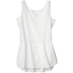 裾魅せインナータンク（シャツ風）