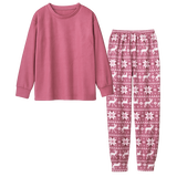 やわらかフリースルームウェア上下セット・長袖