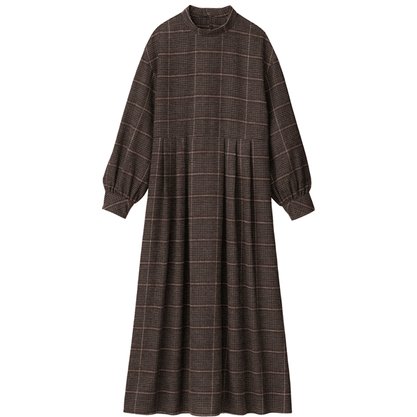起毛チェックワンピース | ワンピース/チュニック通販のDHC