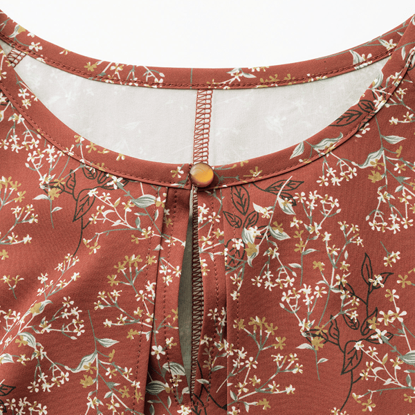 速乾フラワープリントワンピース | ワンピース/チュニック通販のDHC