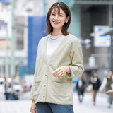 カットツイード・フリンジカーディガン