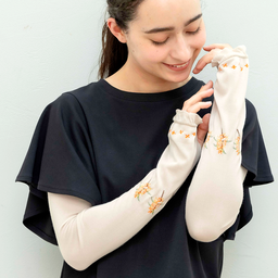 奈良産・肌側涼感アームカバー