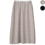 フリンジジャカードスカート