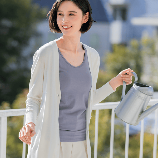 綿混速乾ブラトップ・タンク(アンダーがラク仕様) | タンクトップ 綿混速乾ブラトップ・タンク(アンダーがラク仕様) | タンクトップ