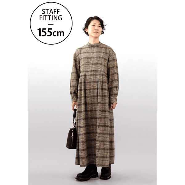 起毛チェックワンピース | ワンピース/チュニック通販のDHC