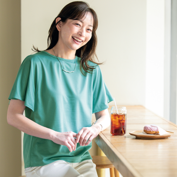 速乾さらり・ケープカットソー | Tシャツ/カットソー通販のDHC