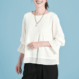 ストレッチレースプルオーバー