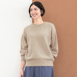 あったかブークレー・パフスリーブニット | ニット/セーター通販のDHC