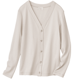 ソフトフライスＶネックカーディガン（LOC）