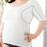 超大汗取りインナー・5分袖（大きいサイズ）